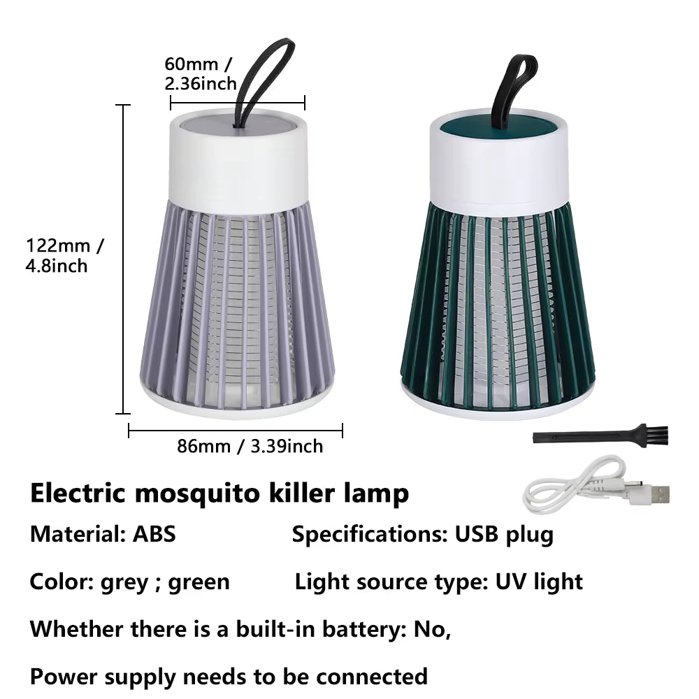 Electric Shock Mosquito Killer Lamp USB 5V Fly Trap Zapper Insect Killer Repellent Bedroom Outdoor anti Mosquito Trap